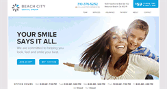 Desktop Screenshot of beachcitydentalgroup.com